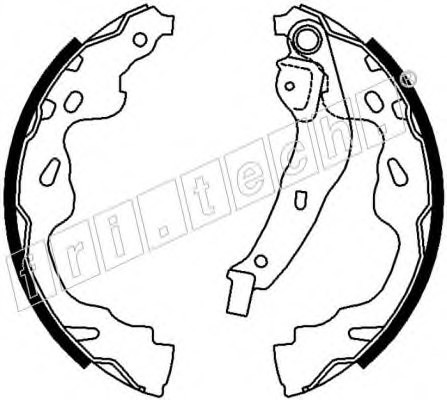 fri.tech. 17275 Brake Shoe Set